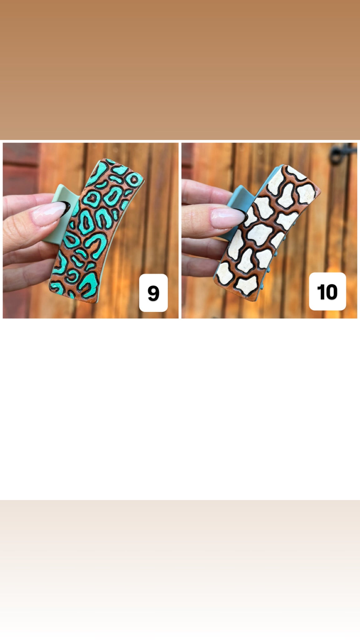 3.5 in Claw Clips
