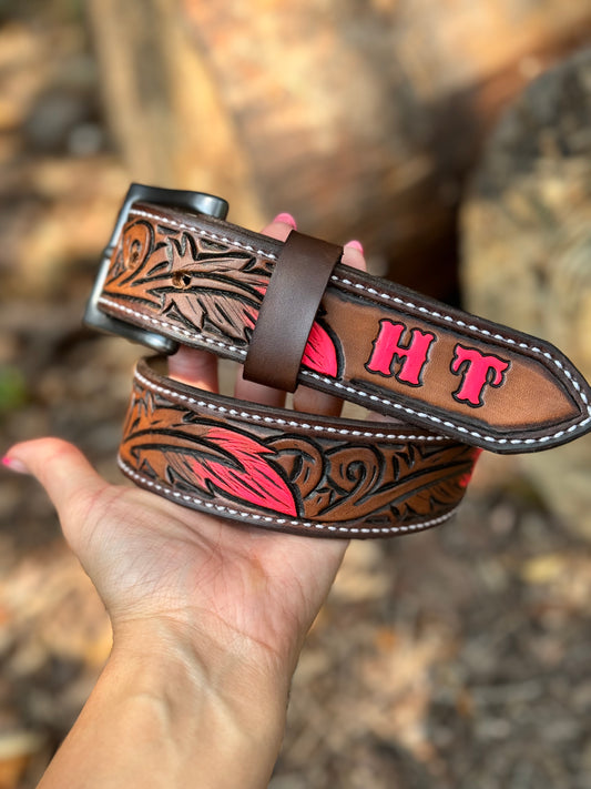 Custom Tooled Belt