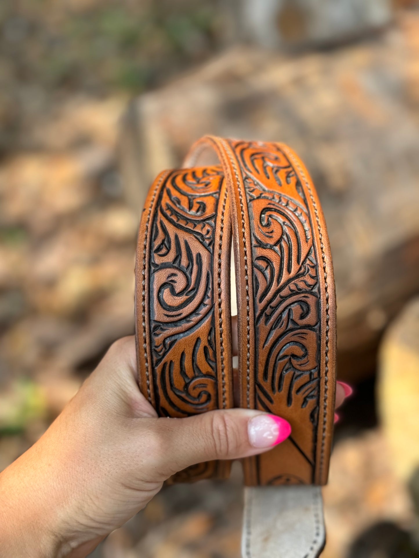 Custom Tooled Belt