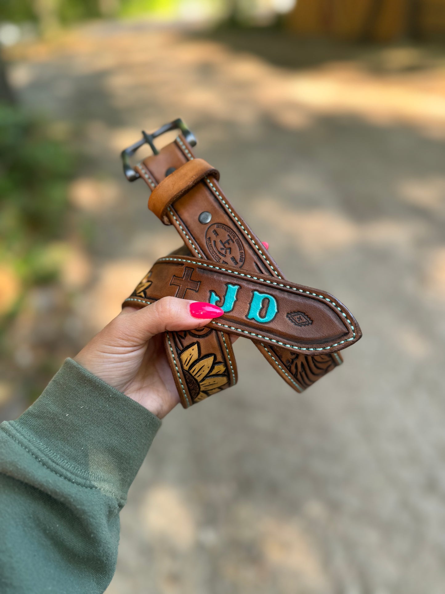 Custom Tooled Belt